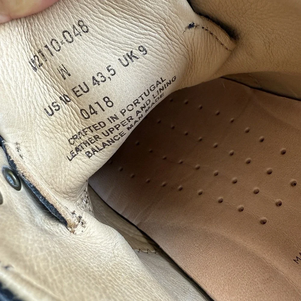 Samuel Hubbard Size 10 Goretex Rainy Day Founder Leather Oxford Shoes‎ Black